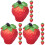 18Pcs Mini Artificial Strawberries Red Resin Photo Prop Decor 1