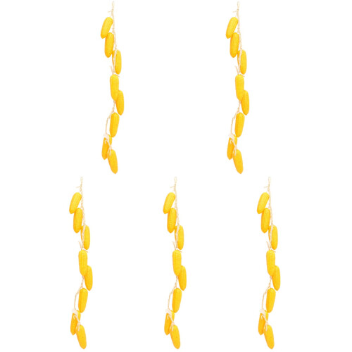 5Strings Yellow Simulation Corn String Realistic Wall Decor