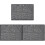 3Sets Black PVC Fireplace Screen Mesh Panel for Home Safety 1