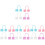 32Pcs Silicone Straw Caps Cute Reusable Drink Toppers Assorted Colors 1