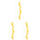 3Strings Fake Corn Skewers Yellow Realistic Vegetable Decor 1