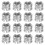 20Pcs Durable Silver Microphone Stand Adapter with Clear Screw Threads 1
