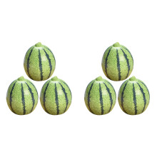 6St Miniature Groene Resin Watermeloenen Realistisch Decor En Fotoprop