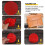 Foldable Round Fan-Red 3