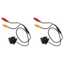 2X CCD Front Logo Camera for Prado Highlander Land Camry Front View Reversing Backup Camera Parking Assistance