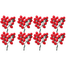 8Pcs PVC Fake Cherry Tomatoes Home Ornaments Decorative Props