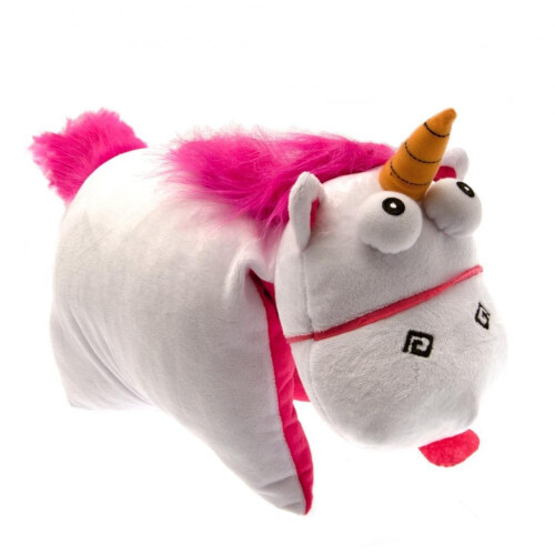 Despicable Me Official Fluffy Unicorn Folding Cushion