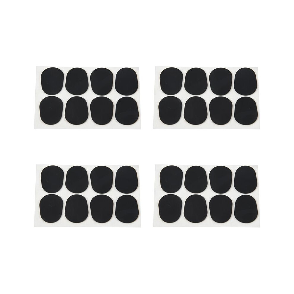 32Pcs Alto/Tenor Saxophone Sax Mouthpiece Patches Pads Cushions Black - 0.8Mm 4713902558123
