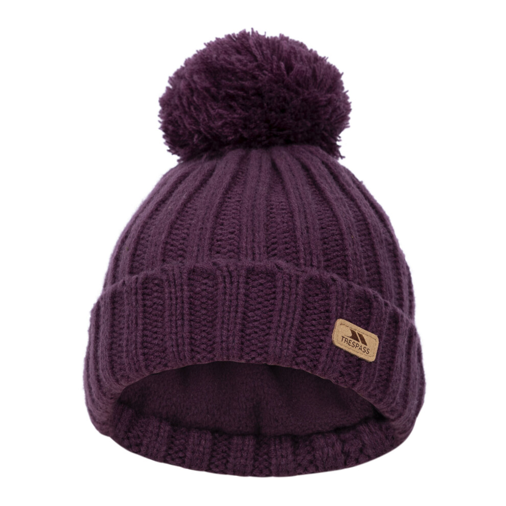 Trespass (5-7 Years, Potent ) Childrens/Kids Thorns Bobble Hat Purple