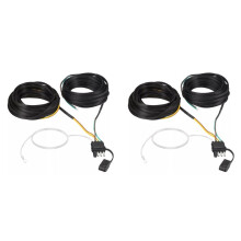 2pcs 22FT 4 Pin 5 Wire Trailer Wiring Harness,Trailer Light Kit 5 Wire 4 Pin Harness Trailer Connector Wire Plug