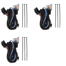 3X 12V Car Horn Modified Wiring Harness Snail Horn Electric Horn Universal with 40A Relay
