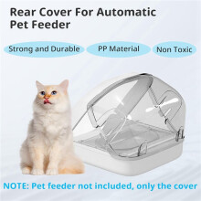 3X Rear Cover for Automatic Microchip Cat Pet Feeder Prevents Persistent From Getting Food From the Back of the Feeder