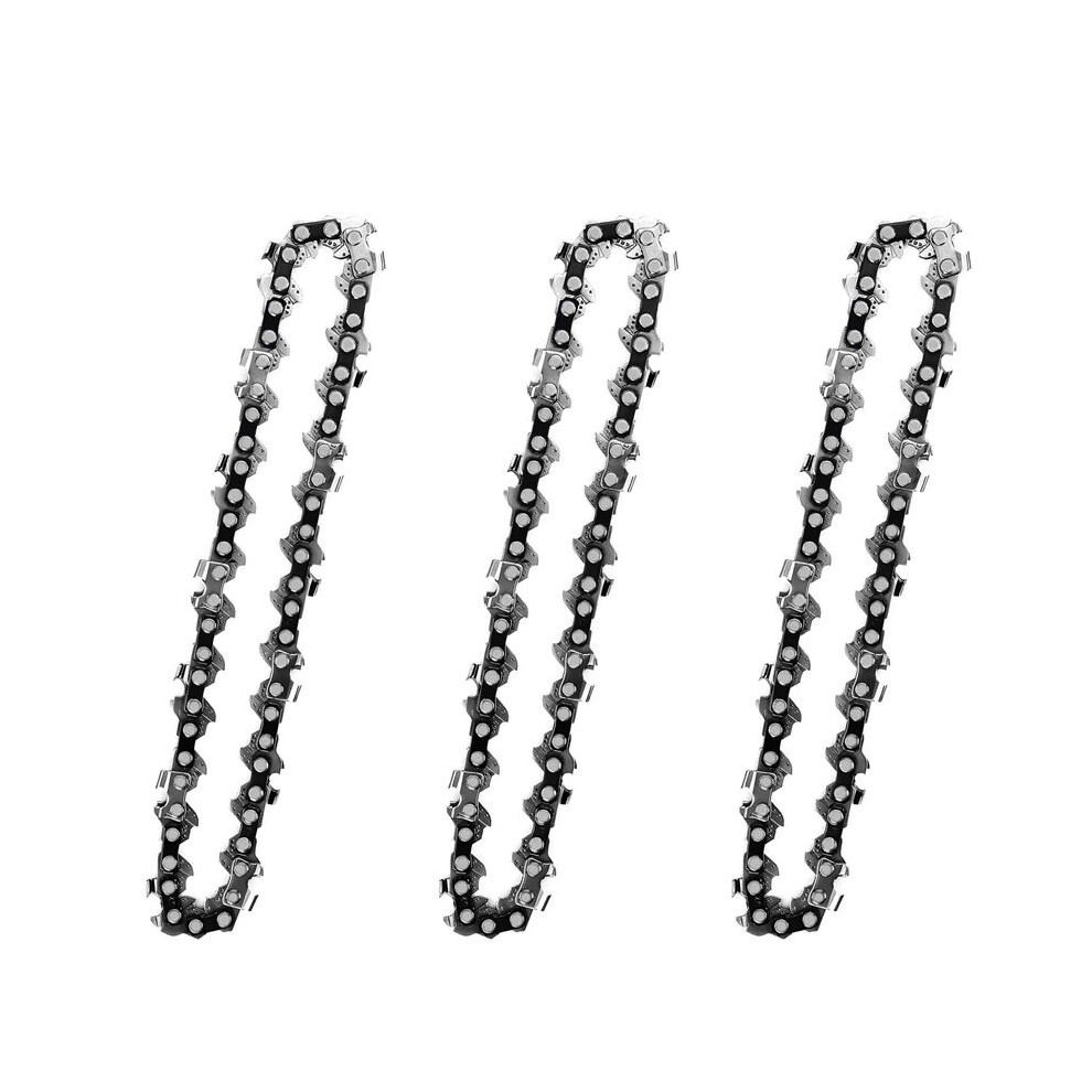 3Pcs 4-Inch 1/4 Inch Guide Saw Chain Chainsaw Chain For 4 Inch Cordless Electric Protable Battery Handheld Chainsaw 6031718427128