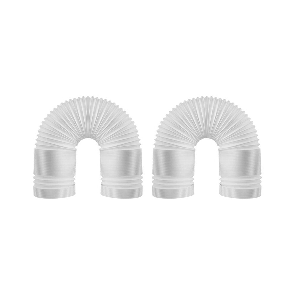 2X Portable Air Conditioner Hose, Universal Pipe Air Conditioner Exhaust Hose 5.9 Inch Width Pvc Duct Extension(1.5M) 4712429843361