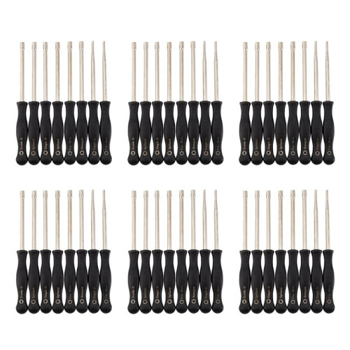 48 Pcs Screwdriver Carburetor Adjustment Tool Single D Double D Hexagon Hex Socket Kit Set