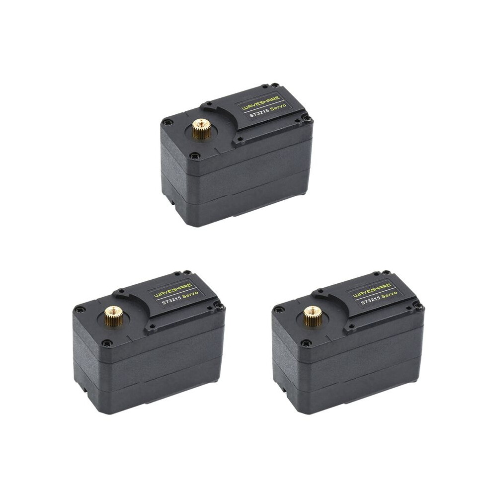 3X Waveshare 30Kg High Precision High Torque Programmable 360Degree Magnetic Encoder Serial Bus Servo 12V Two-Way Feedback 6031399418361