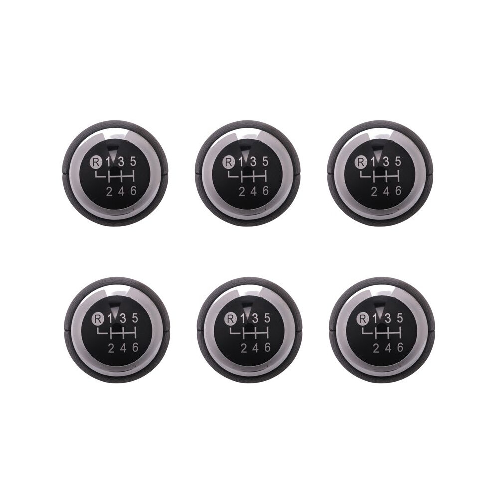 6X Car 6 Speed Abs Plastic Mt Gear Shift Knob For 1.8Mt 2007-2013 / Rav4 Avensis Yaris D4d 4713843723468