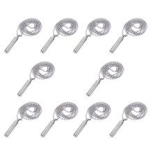 10X Porta-Comprimidos de Aço Inoxidável Cilindro CremaçãO Urna Memorial Colar Pingente Lembrança 49X9mm