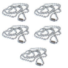 5X Stainless Steel Bead Metal Bead Necklace Chain