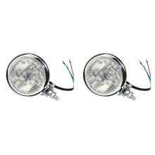 2pcs 4.5 Inch Motorcycle Headlights LED Retrofit Headlights for Sportster Cafe Racer Chopper Bobber