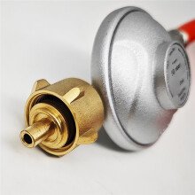 Tuyau Régulateur de Gaz de 1,5 M, Adaptateur pour Propane, Raccordable Aux Plaques de Cuisson, Lance-Flammes pour Cheminée, Fête, Pique-Nique
