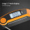 Digital Meat Thermometer with Foldable Probe, Instant Read Kitchen Thermometer for BBQ Grill Cooking 2