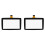 2X Tela de Toque de Carro de 7 Polegadas, Tela de Vidro BHP1611J0D para  3 2014 2015 2016 1