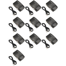 10X AV zu VGA Adapter Cinch VGA Konverter PC Cinch Composite S Video AV Eingang zu PC VGA LCD Ausgang Konverter Schalt Box