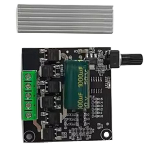 500W High-Power Brushless Motor Speed Control Board 12-30V 30A, Potentiometer PWM Controller Module 1