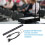 Front Mount Antenna Rack Kit for SLX SLX2 LX4 PGX2 Wireless System 1U Panel 50cm BNC Cable Antenna Rack Mount Kit 2