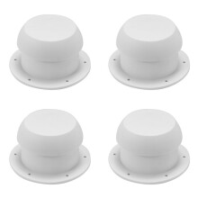 4X Tampa de VentilaçãO em Forma de CabeçA de Cogumelo Redonda para AcessóRios de RV Tampa de SaíDa de ExaustãO Redonda Montada Na Parte Superior