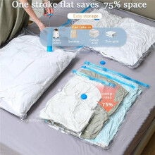 8 Pcs Vacuum Storage Bags for Clothes and Bedding, Vacuum Seal Bags, Reusable Compressed Organizer Bag Set for Organize