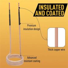 Induction Heater Coil Kit 10PCS, Induction Heater Coils with Varying Lengths with Flexibility and Long Lifespan