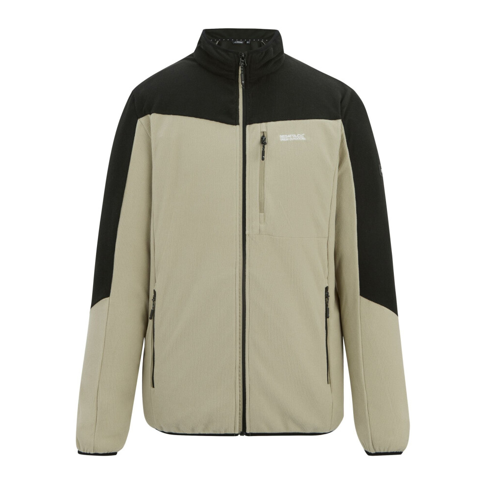 Regatta (Xl, Abbeystone/Black) Mens Freesdale Fleece Jacket Black
