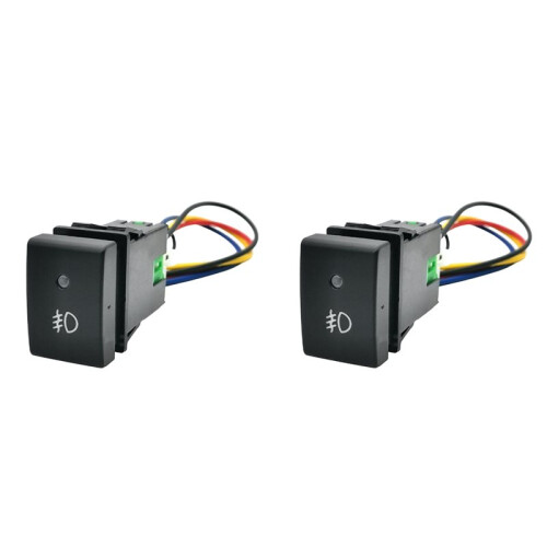 2X Car Front Fog Light  Button with Wire for  Jimny 2010-2015 Car Accessories 1