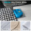 Magnetic Seam Guide, Multifunctional Anti-Rolled Polygonal Hemmer Guide with Scale, Sewing Quilting Accessories Tools 2