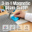 Magnetic Seam Guide, Multifunctional Anti-Rolled Polygonal Hemmer Guide with Scale, Sewing Quilting Accessories Tools 5