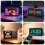 LED Pixel Screen Clock RGB Nightlight DIY Graffiti Animation Drawing Panel for Game Room Decor Gift Idea Pixel 24x48 7