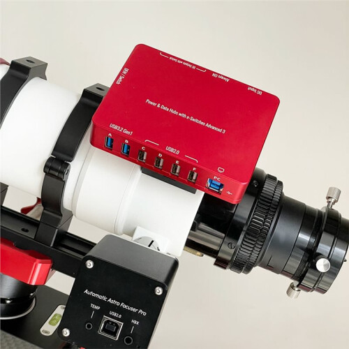 Power Box HUB USB3.2+ ASCOM Power Box Astronomy Telescope Photography Power Management Box Type-C Interface Red 2