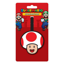 Super Mario Toad Luggage Tag