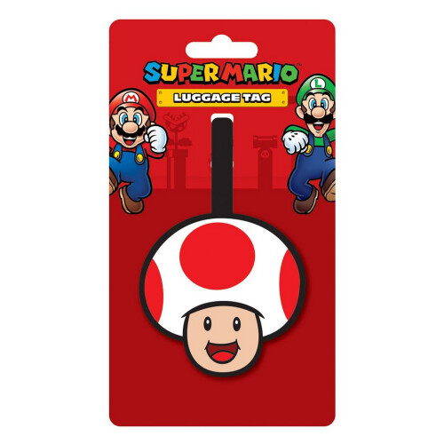 Super Mario Super Mario Toad Luggage Tag