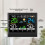Digital Weather Clock with Touch Screen Technology for Indoor Outdoor Temperature Humidity Range Monitoring Function 6