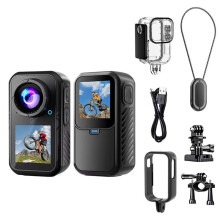 5K Thumb Camera Anti-Shake WiFi Action Camera 5X ZOOM Touchscreen Vlog Body Cam Outdoor Pocket Bicycle Video Recorder