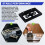 Open Audio Cassette Shell Case for DIY Reel to Reel Cassette Tape Plastic Shell Black 6