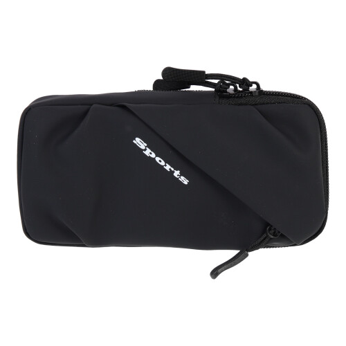 1Étui Brassard Téléphone Noir Durable Rangement Pratique