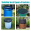 4 Pcs Rain  Mesh Cover, Water Collection Bucket Net with Adjustable Drawstring, Filter Screen Rain  Part 7
