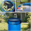 4 Pcs Rain  Mesh Cover, Water Collection Bucket Net with Adjustable Drawstring, Filter Screen Rain  Part 8