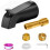 Bico de Banheira Preto com Desviador, Bico de 5,3 Polegadas, Compatível com Tubos de Cobre de 1/2" e Tubos com Rosca IPS de 1/2" ou 3/4" 1