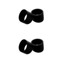 2Paren Oogkap Zwart Comfortabel Plastic Oogstuk Bescherming