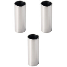 3St Grote Metalen Guitar Slides Voor Sustain En Comfort Zilveren Kleur